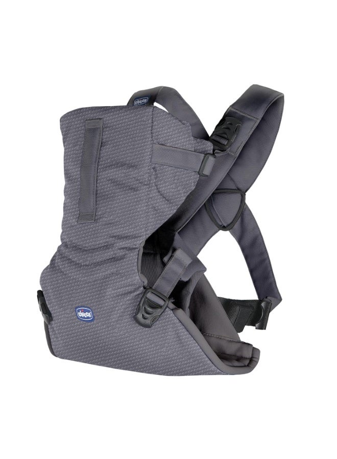 شيكو Chicco EasyFit Ergonomic Multi Position Carrier Bag Wide Seat Suitable for All Body Sizes - Ideal from Birth - Moon Grey - Image 1